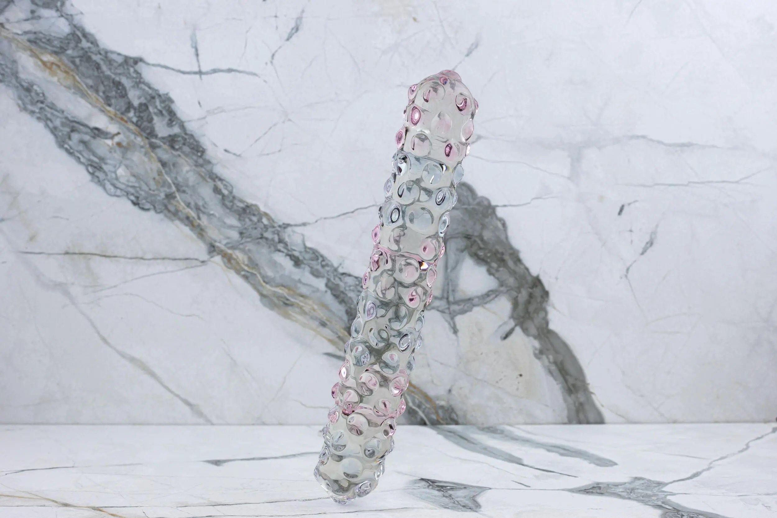 Gläs - Lila Rose Noppendildo (23 cm)