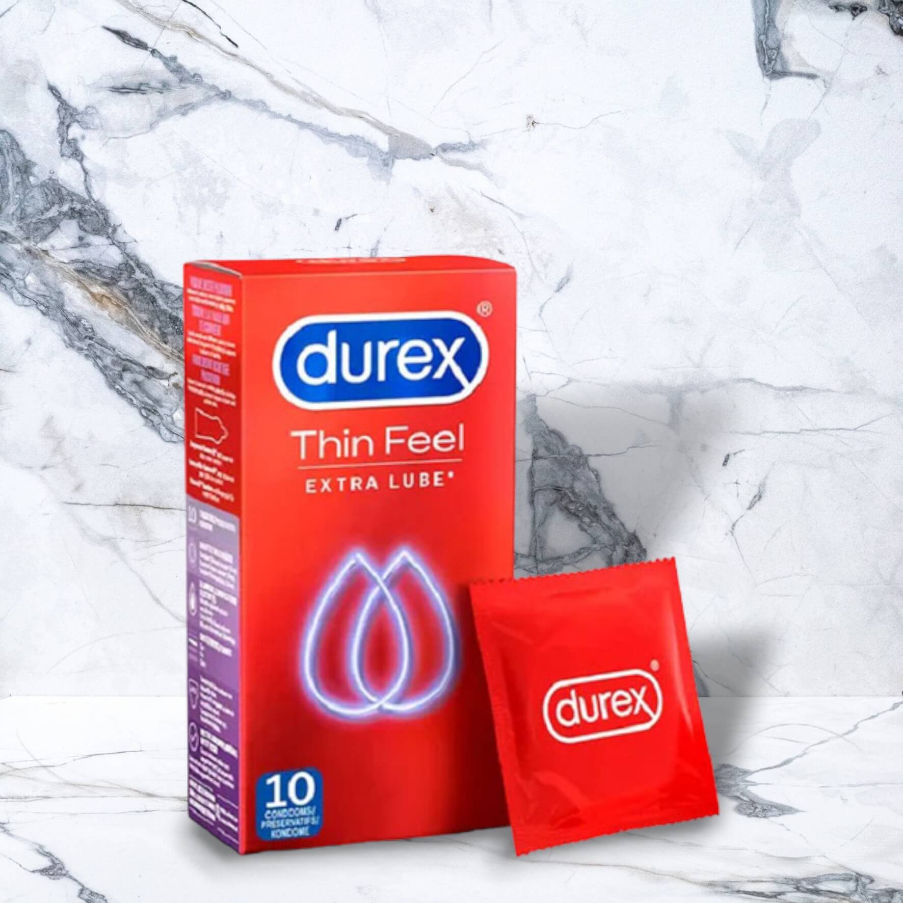 Durex - Thin Feel Extra Lube 10pcs.