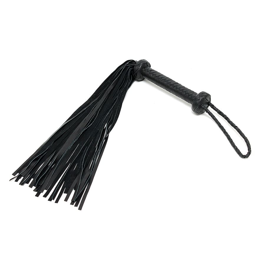 Rimba Bondage Play - Peitsche mit handgeflochtenen Strängen