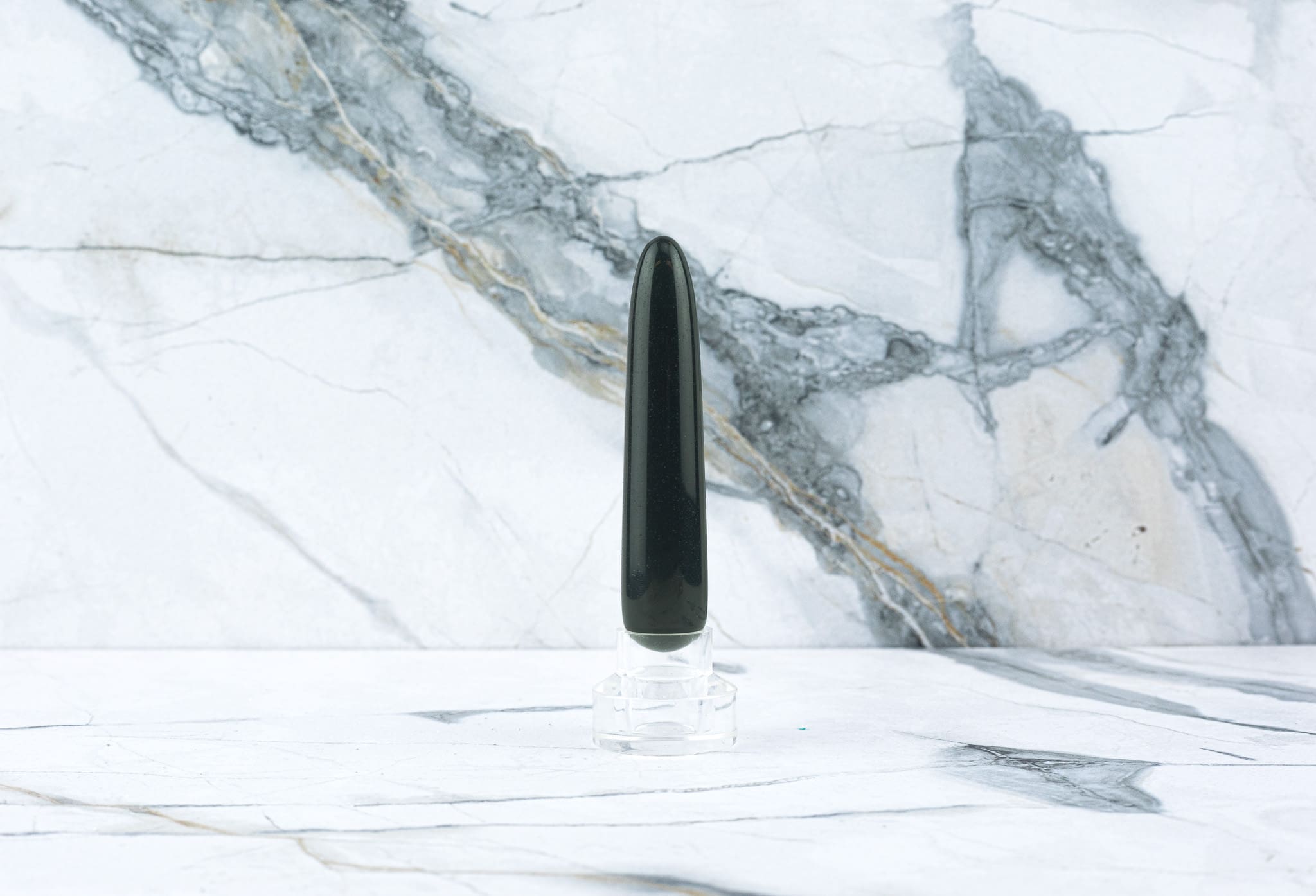 Yoni-Stab - Obsidian-Stab (10 cm)