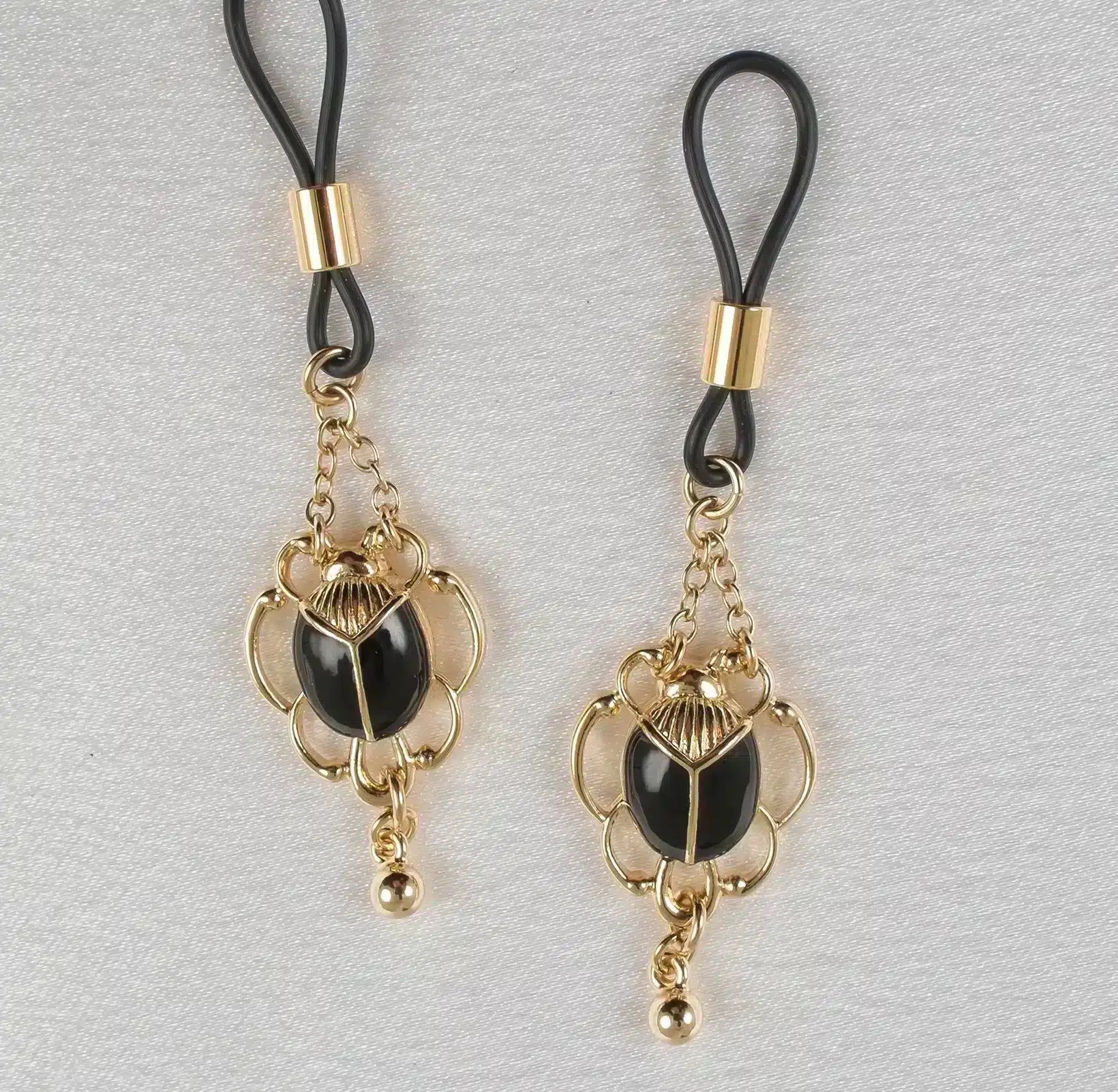 Sylvie Monthulé - Brustwarzenschmuck Heilige Skarabäen 