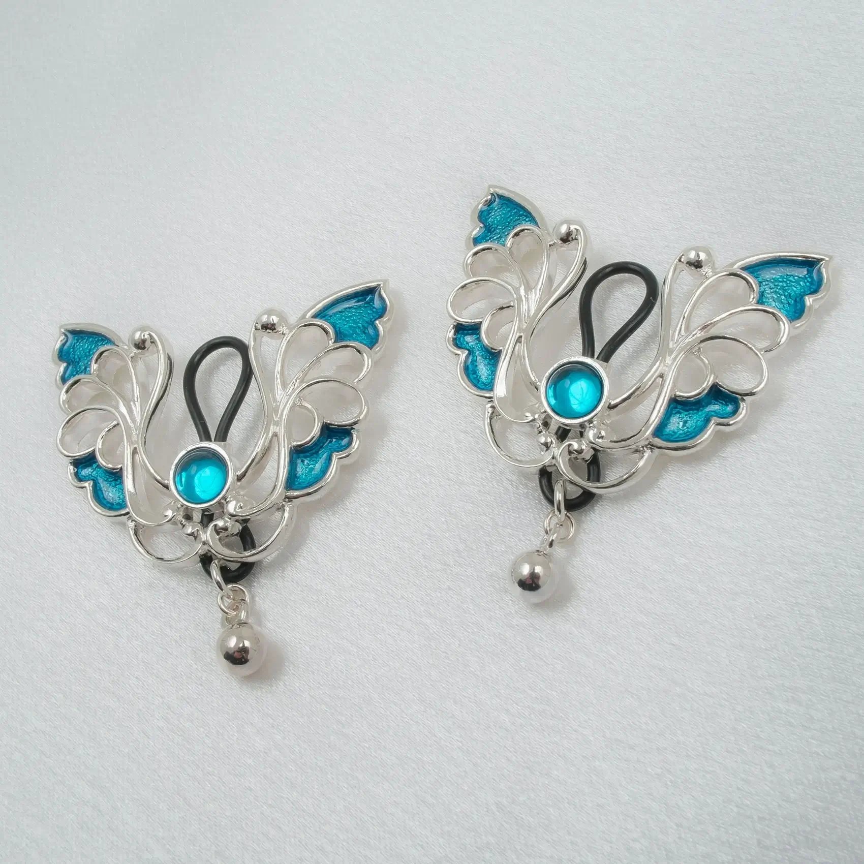 Sylvie Monthulé - Brustwarzenschmuck Schmetterlingsküsse 