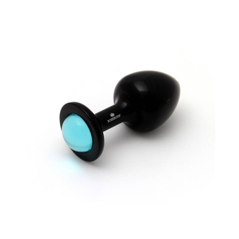 Rosebuds™ - Klein Alu Schwarz Glas