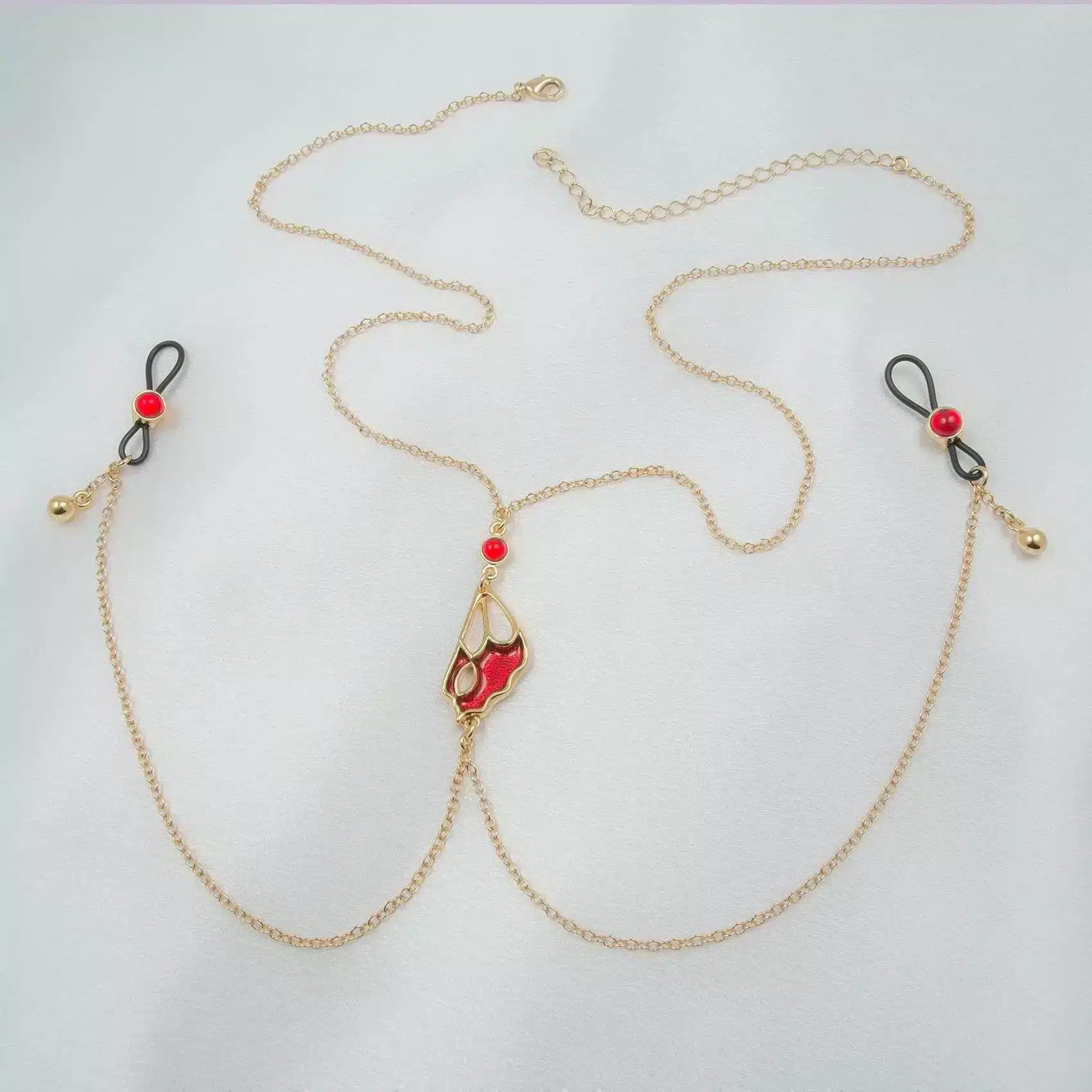 Sylvie Monthulé - Brustschmuck Schmetterlingsflügel 
