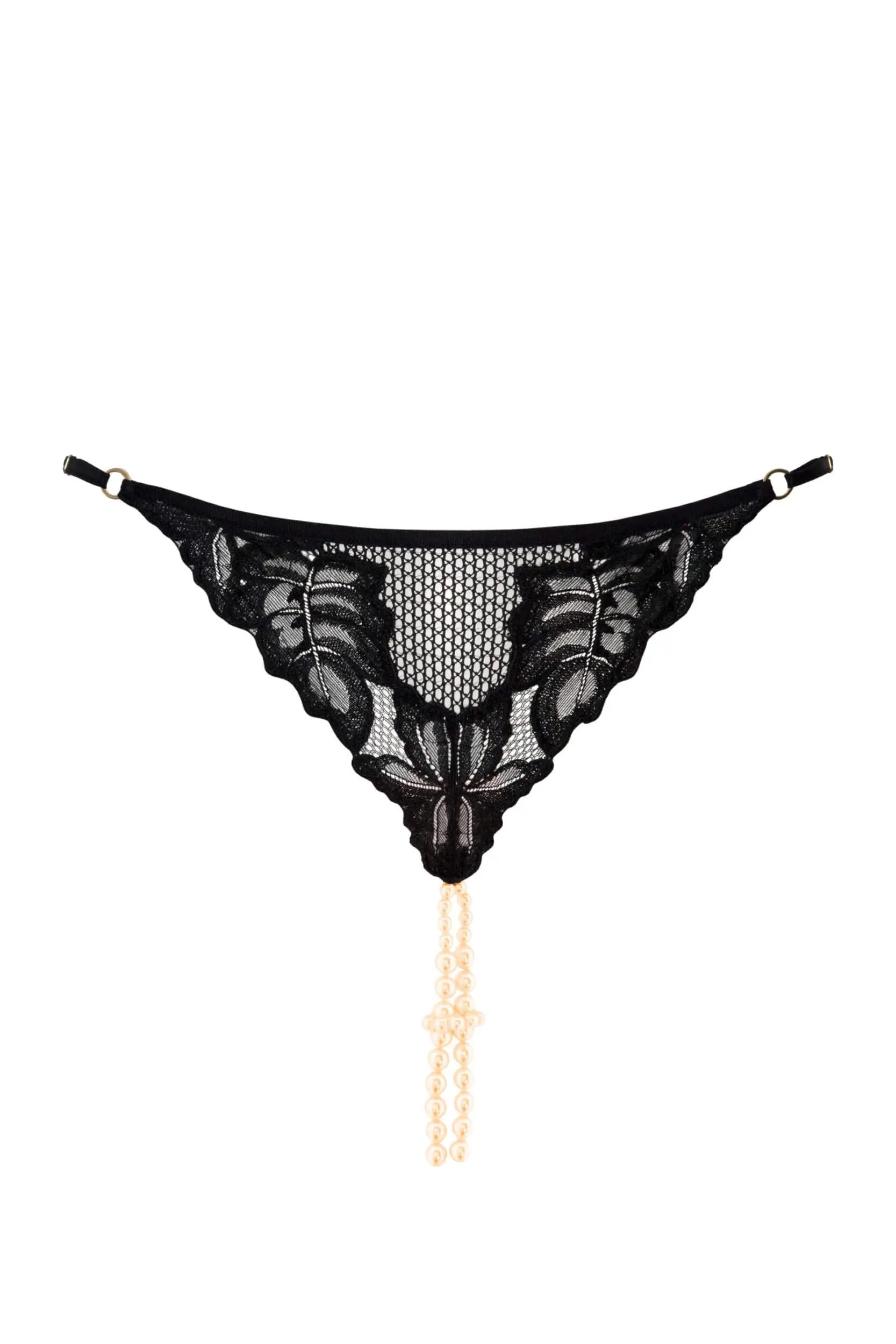Bracli - London G-String - Luxus Perlenstring Dessous Größe Plus
