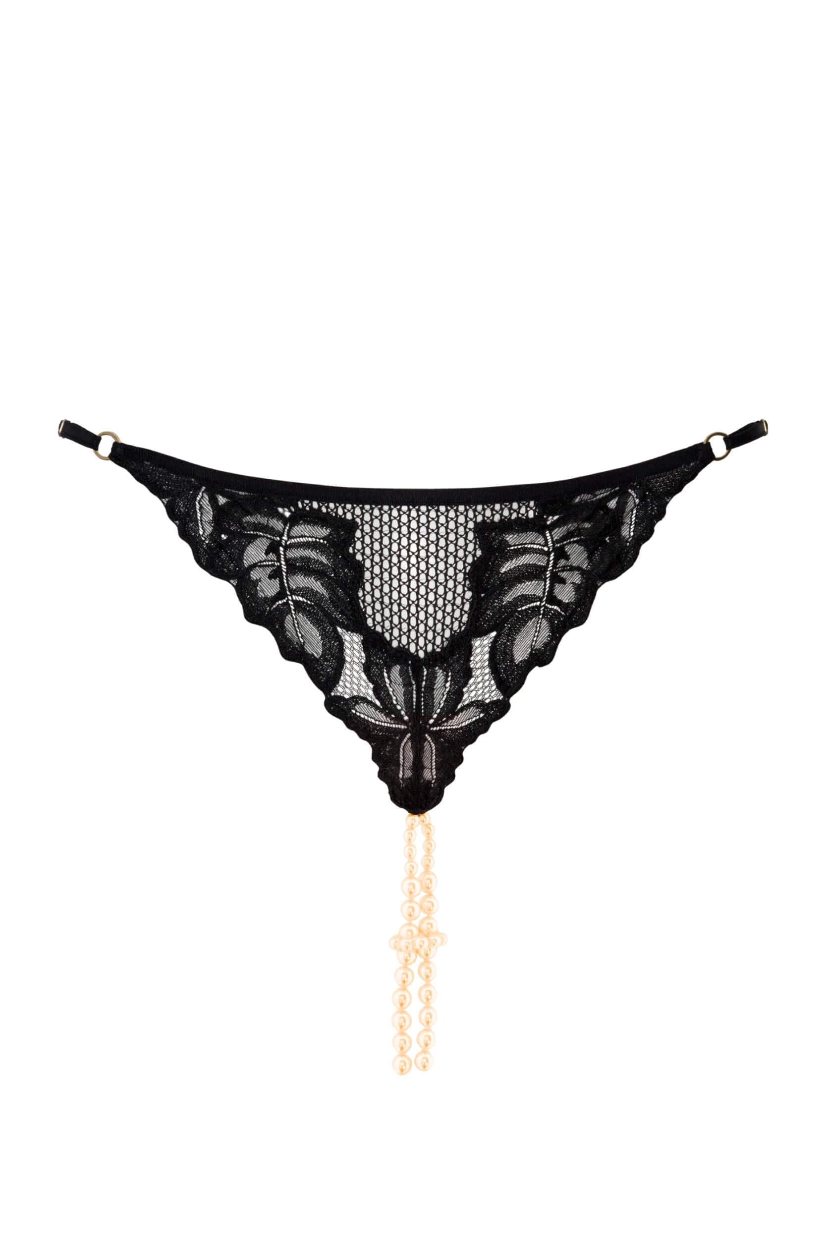 Bracli - London G-String - Luxus Perlenstring Dessous Größe L