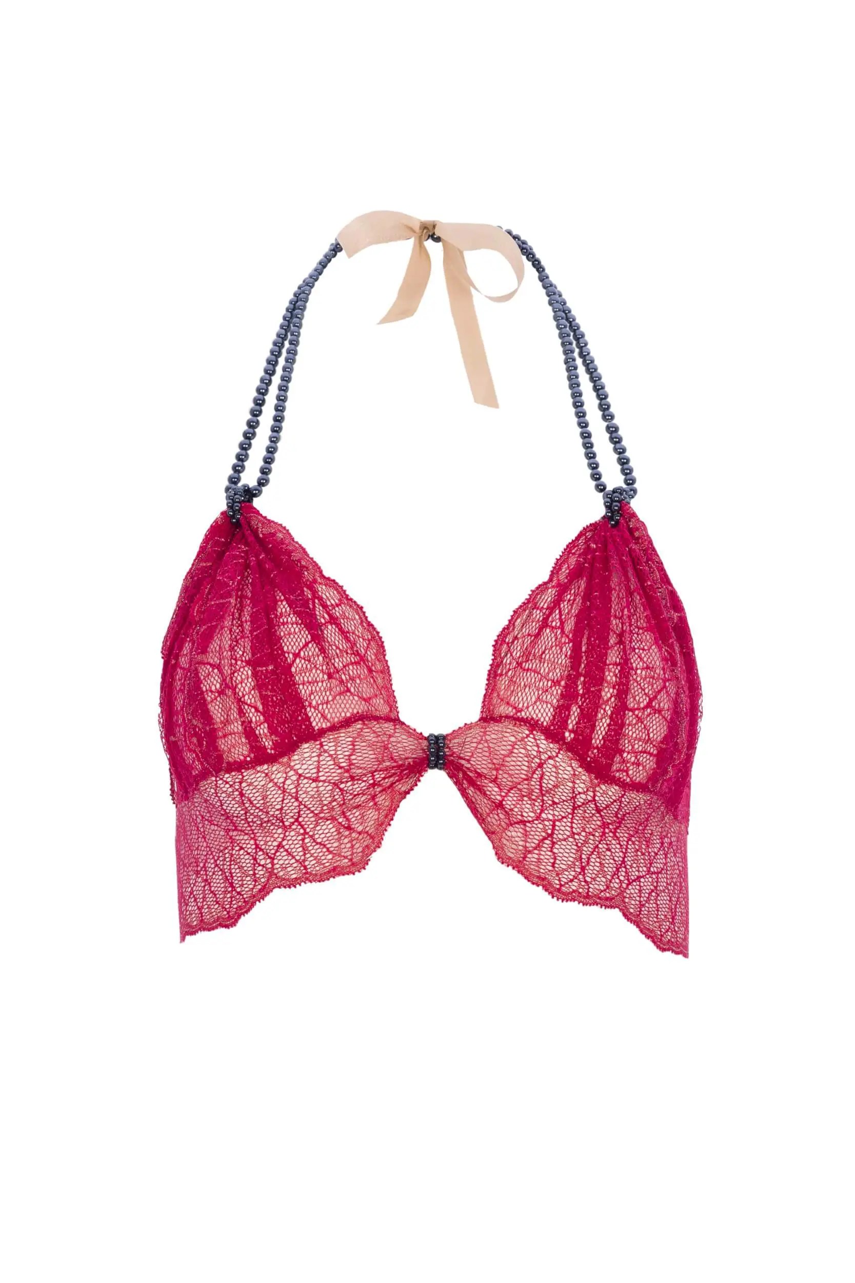 Bracli - Sydney Dunkler BH Rot Größe Plus