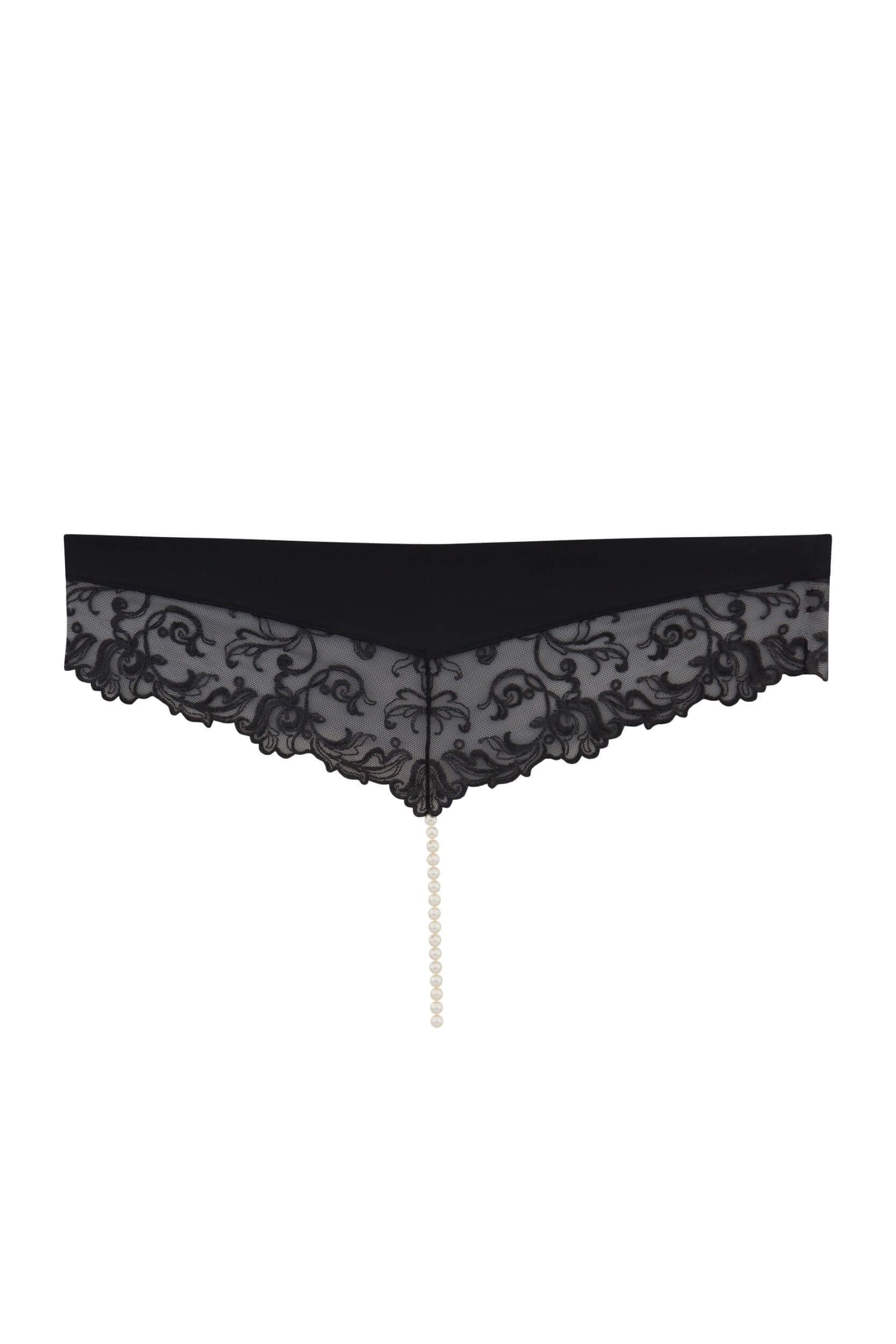 Bracli - Vienna Slip - Luxuriöse Perlenstring-Dessous Größe S