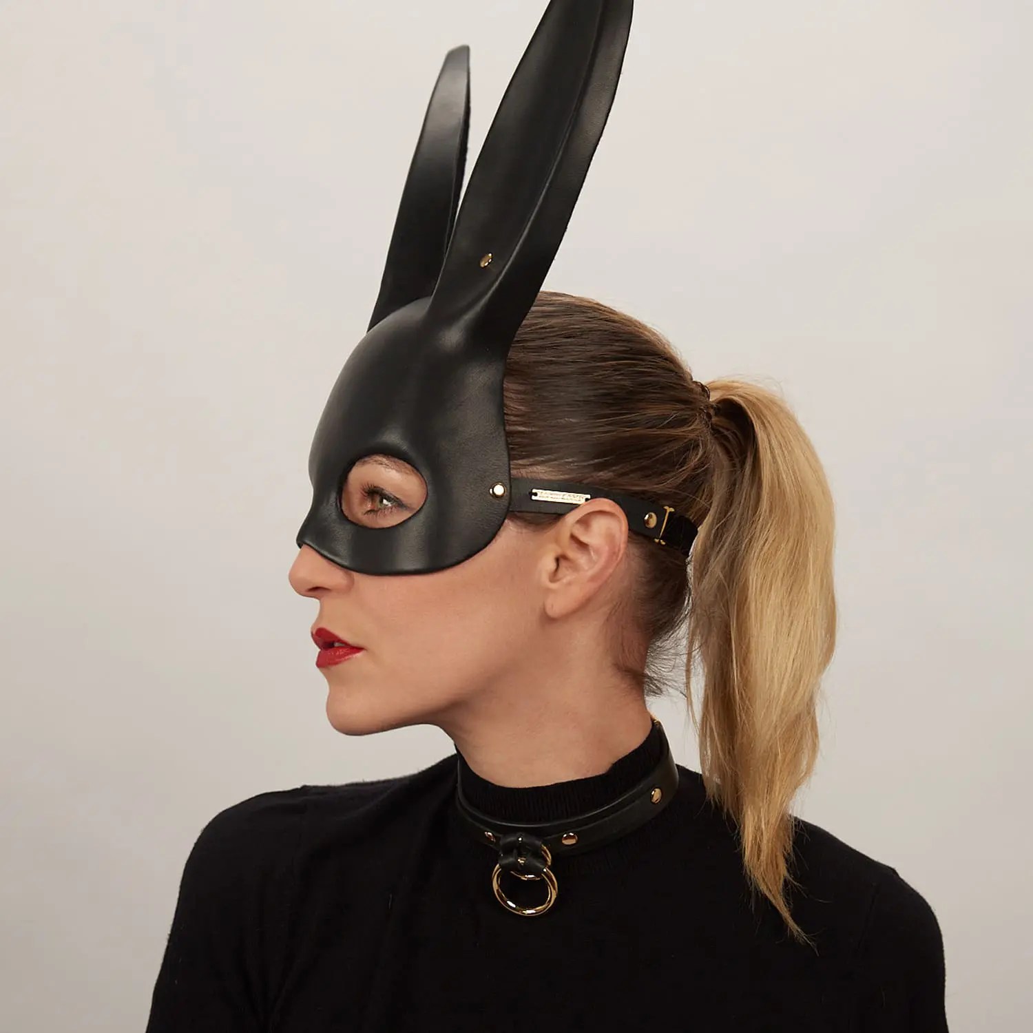 Asche & Gold - Hasenmaske 