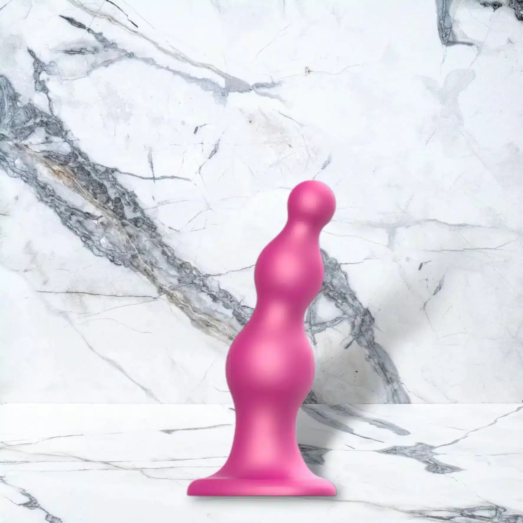 Strap On Me - Dildo Plug Perlen Metallisch 