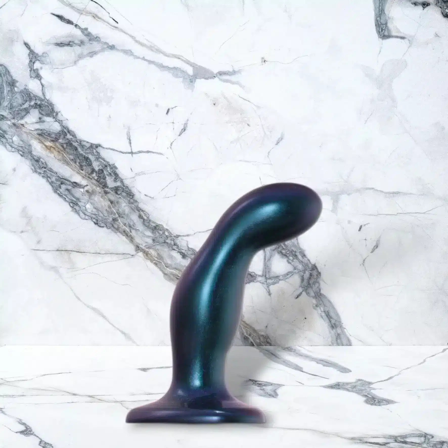 Strap On Me - Metallischer Dildo Snaky