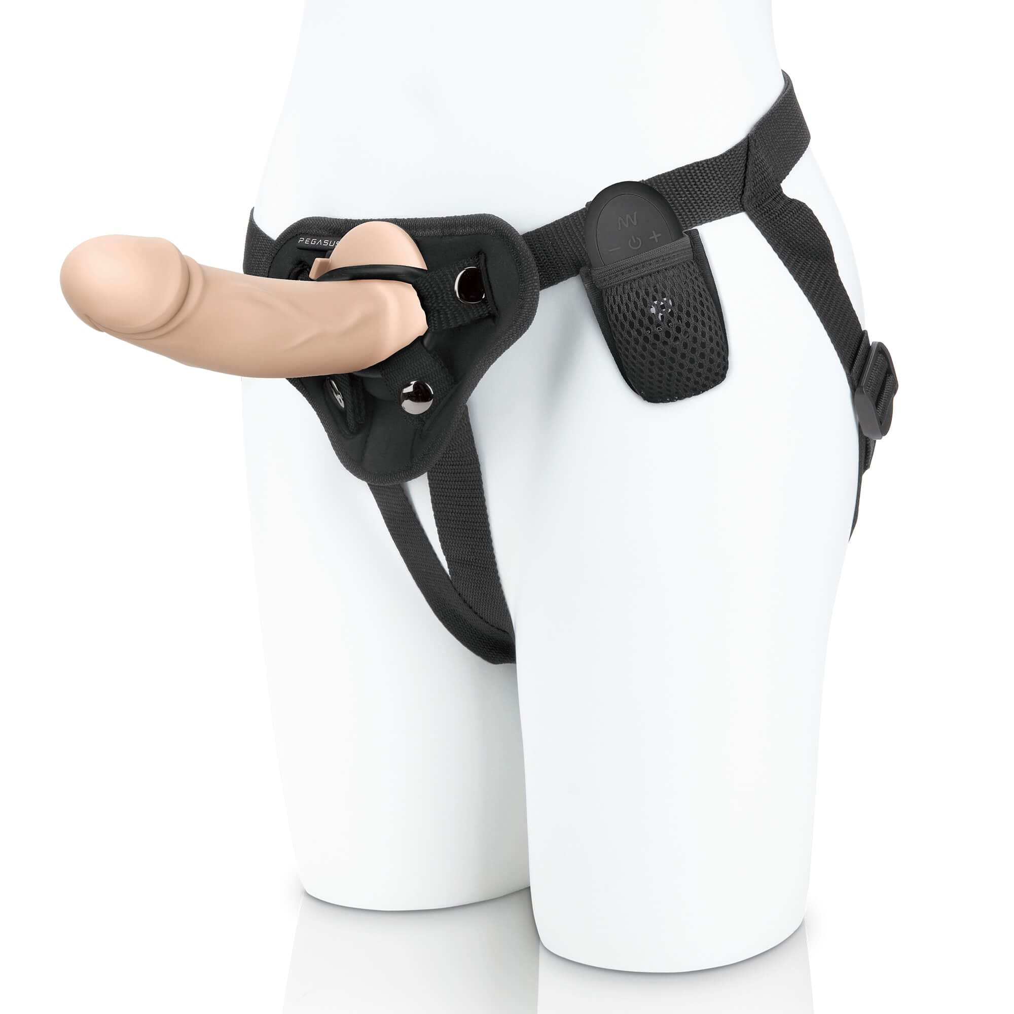 Pegasus - Realistischer Dildo mit Harness 
