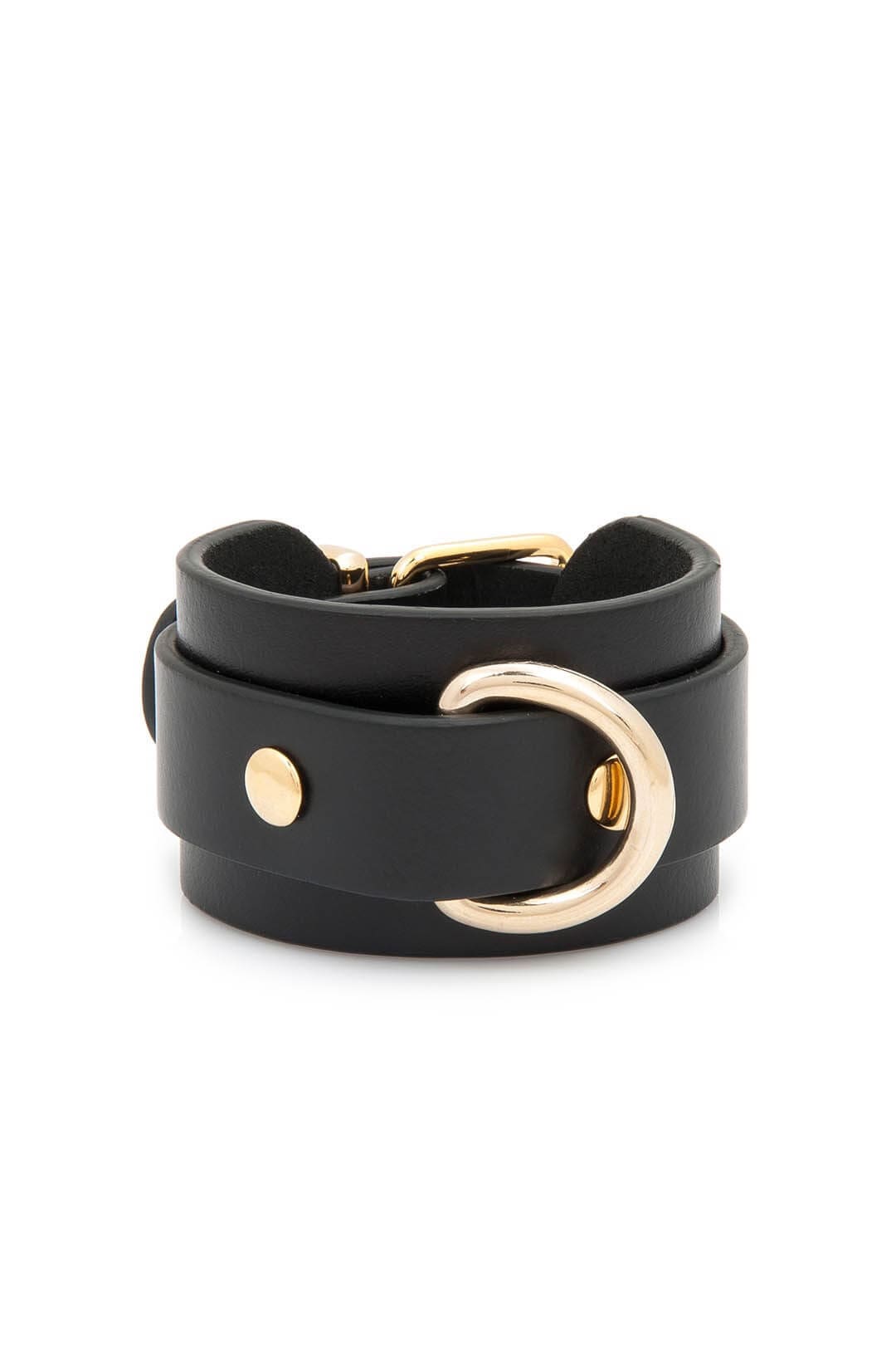 Elif Domanic - Schnallen-Handschellen mit Halsband