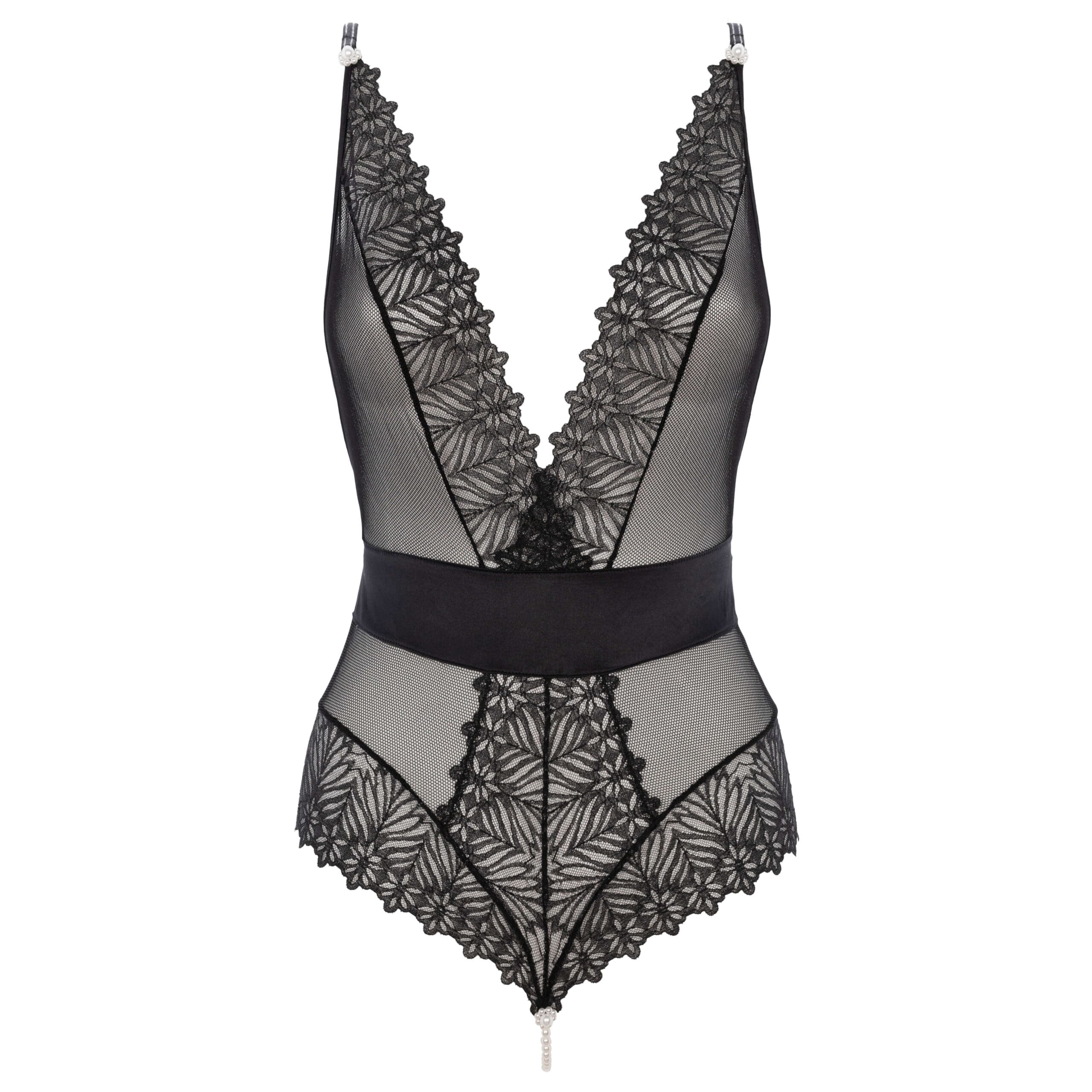 Bracli - Destinos Body - Luxuriöse Perlenstring-Dessous Größe L