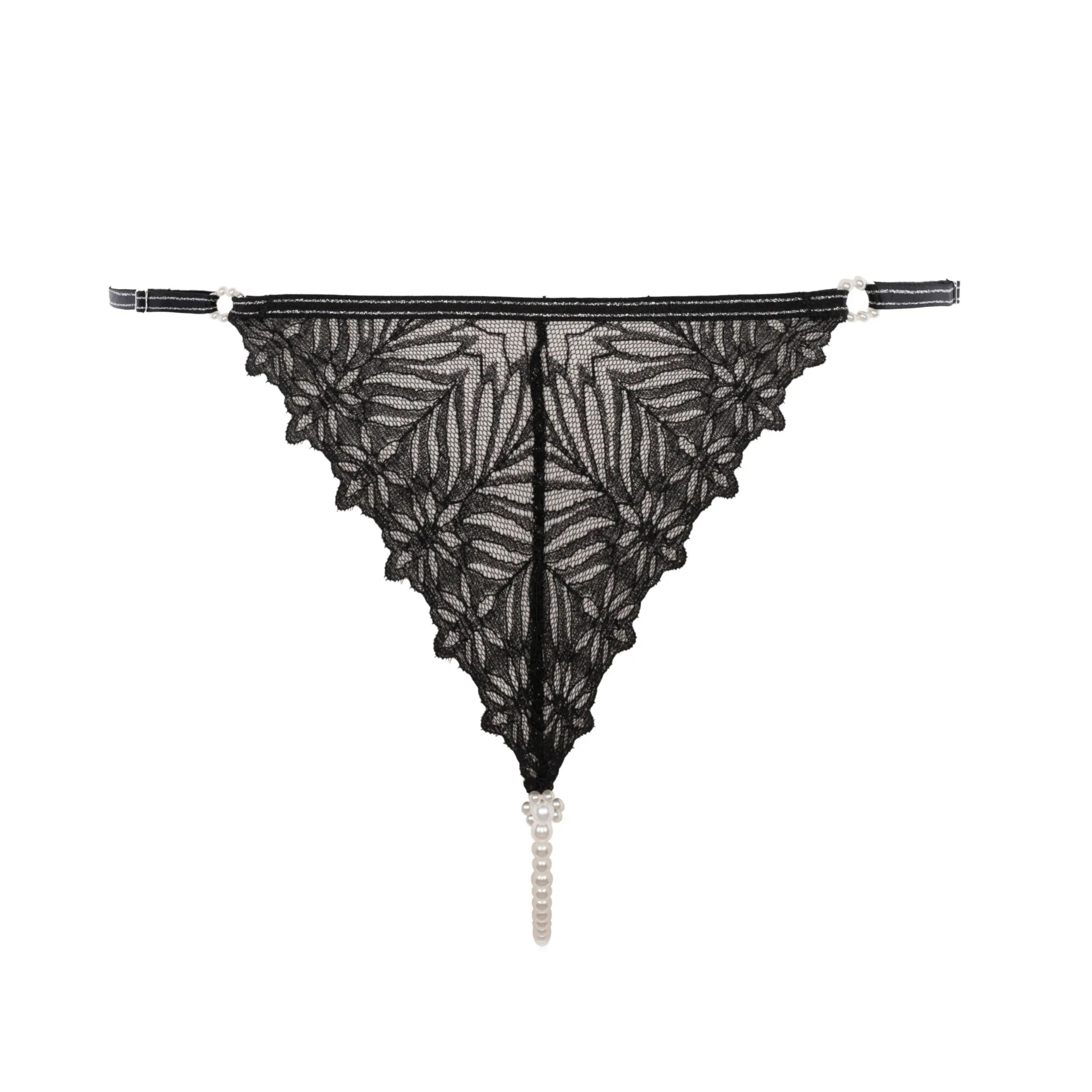 Bracli - Destinos G-String - Minimalistische Perlenstring-Dessous Größe S