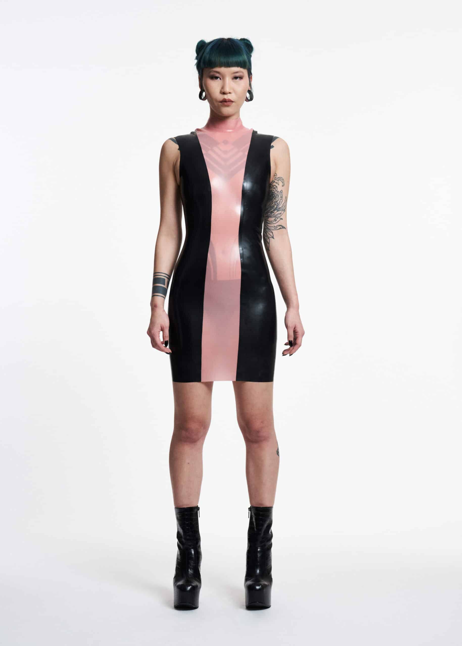 Filth Latex - Das Costa Latex Minikleid Größe XS