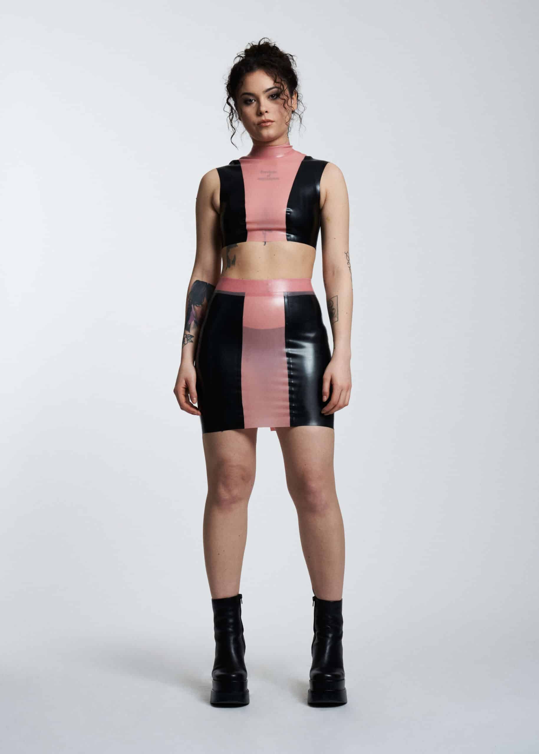 Filth Latex - Das Costa ärmellose Latex Oberteil Größe XS