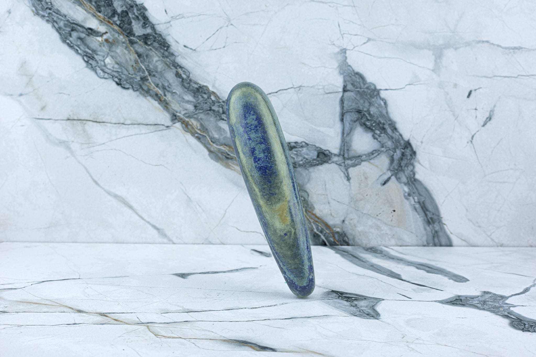 Kristall Dildo Sophia - Lapis Lazulli