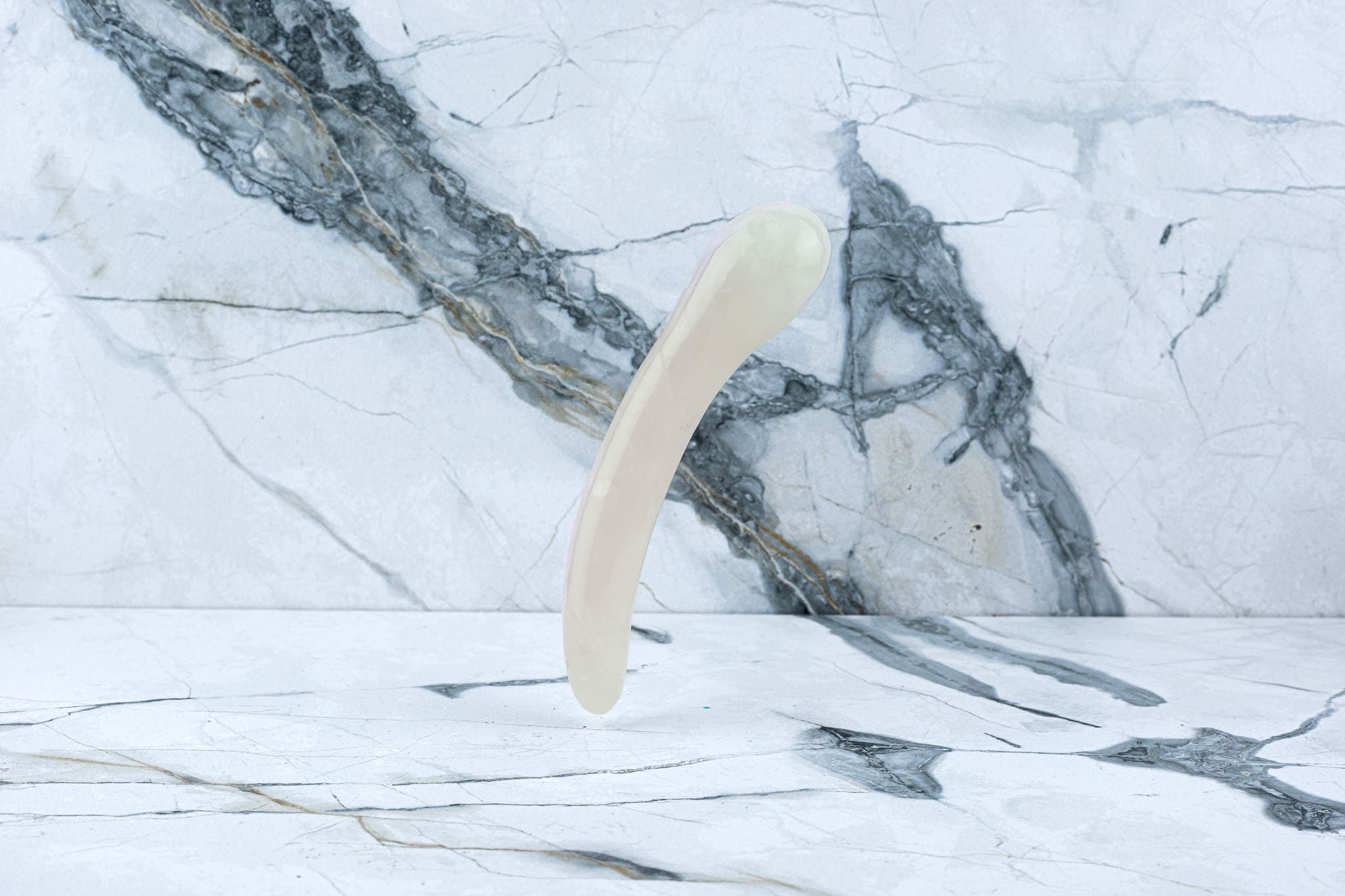 Kristall Dildo Isabella - Rosenquarz