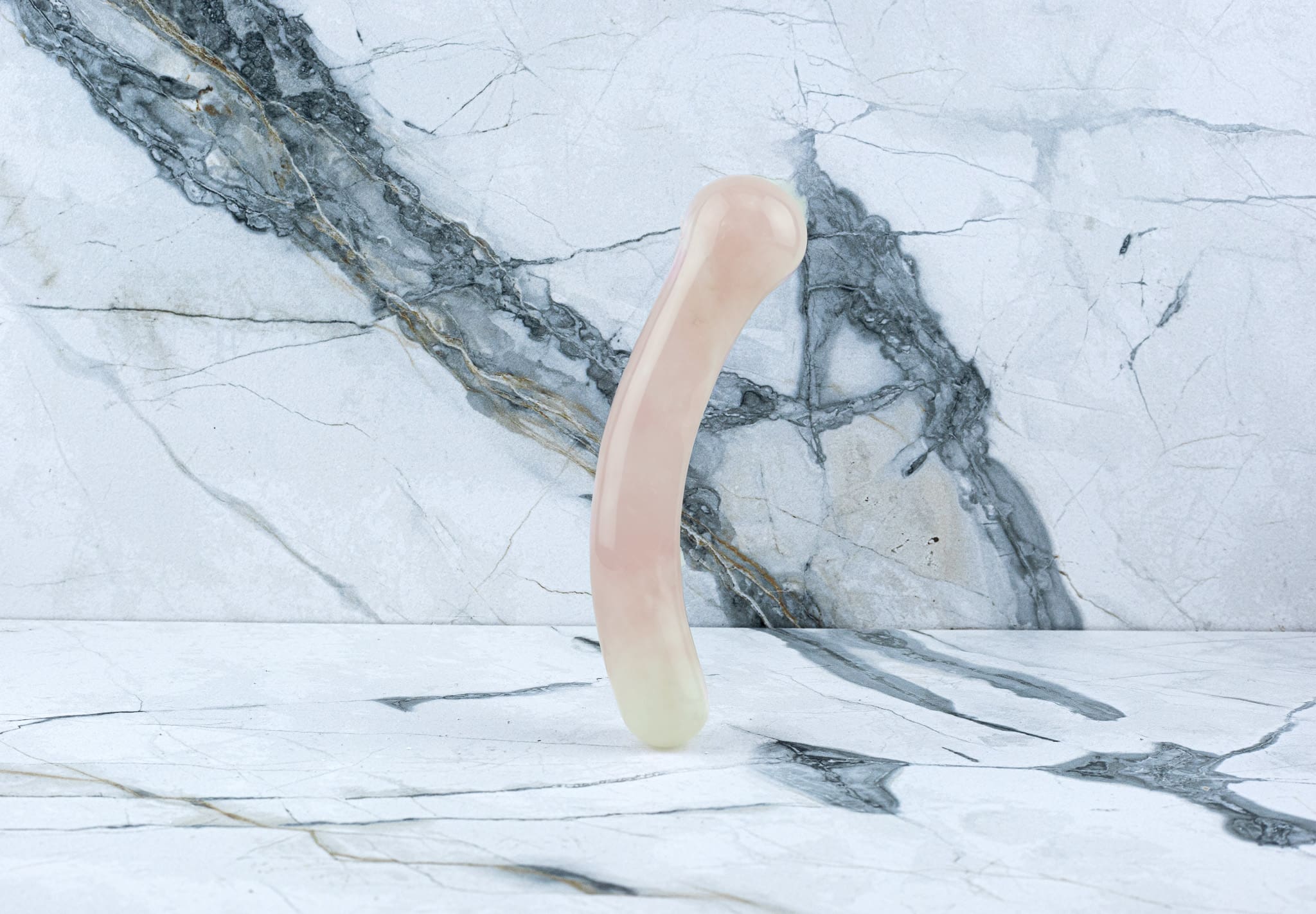 Kristall Dildo Olivia - Rosenquarz