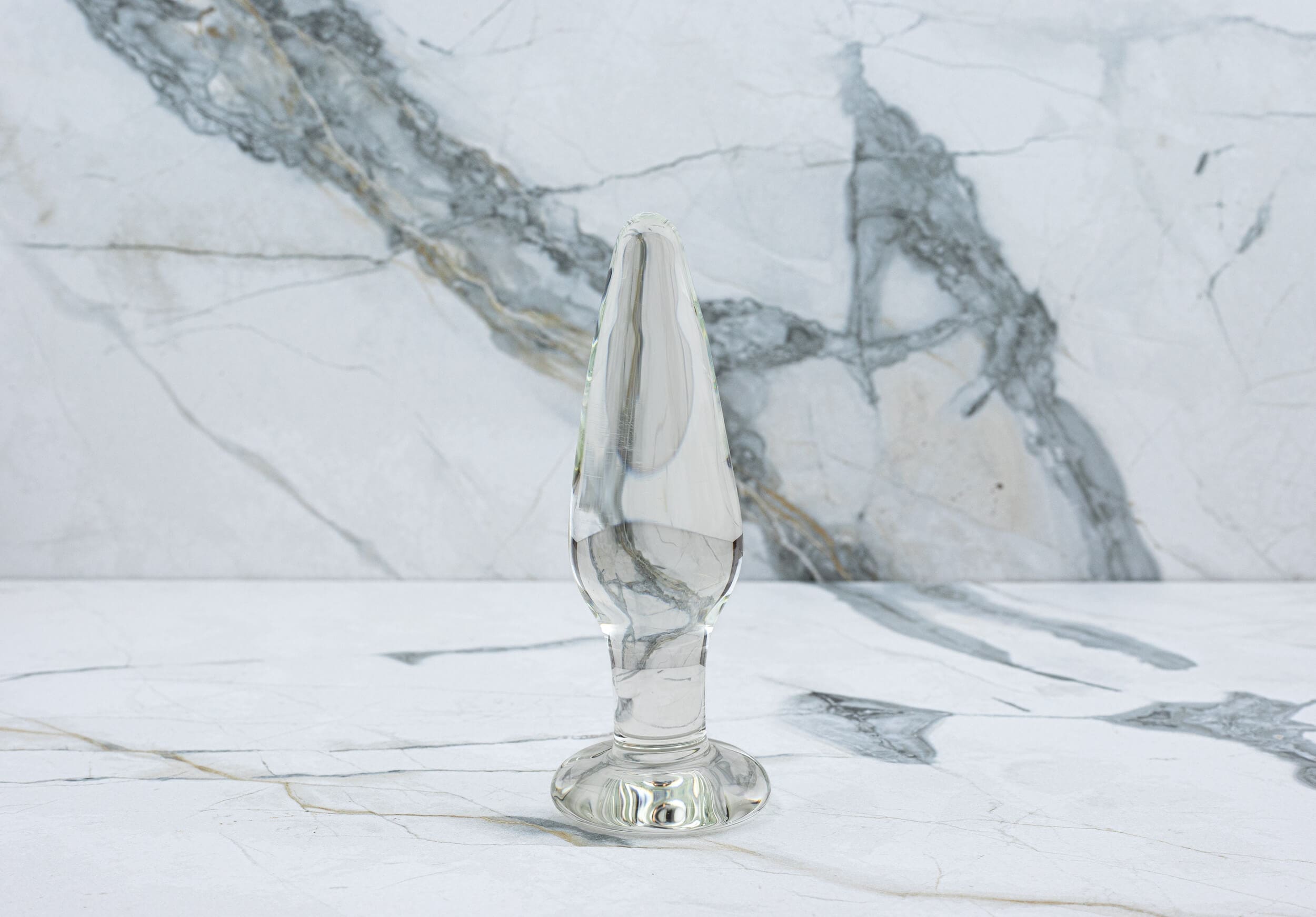 Gläs - Glas Buttplug (8.9cm)