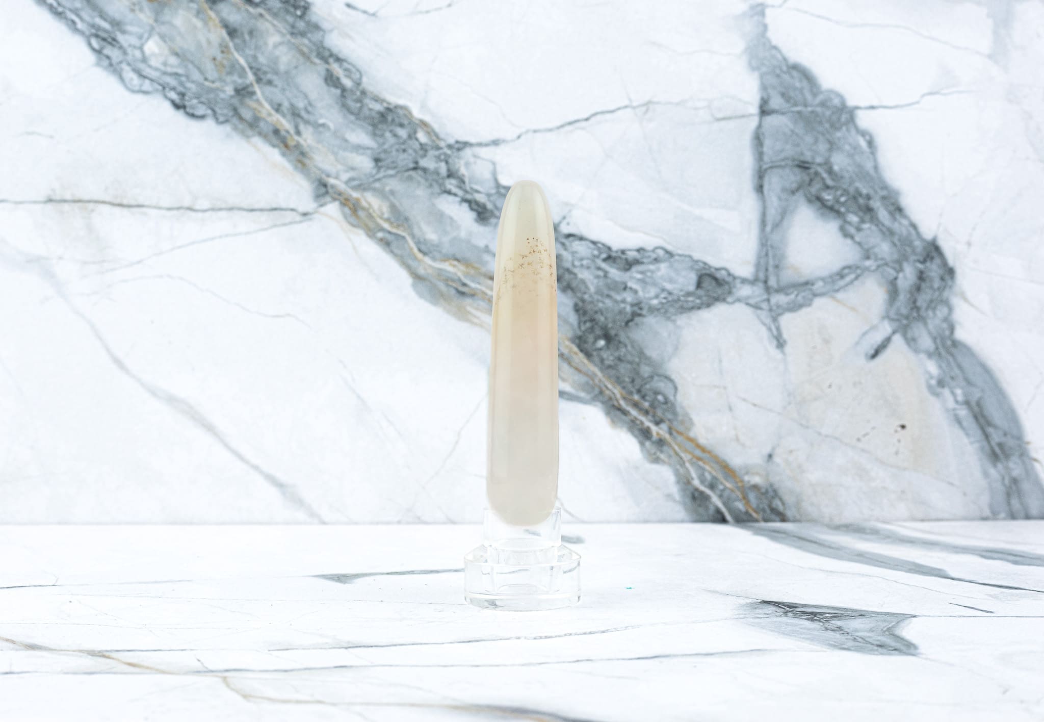 Yoni-Stab - Rosenquarz (10 cm)