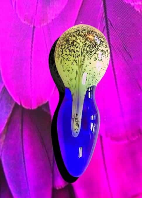 Shiri Zinn - Blauer Glas Butt Plug