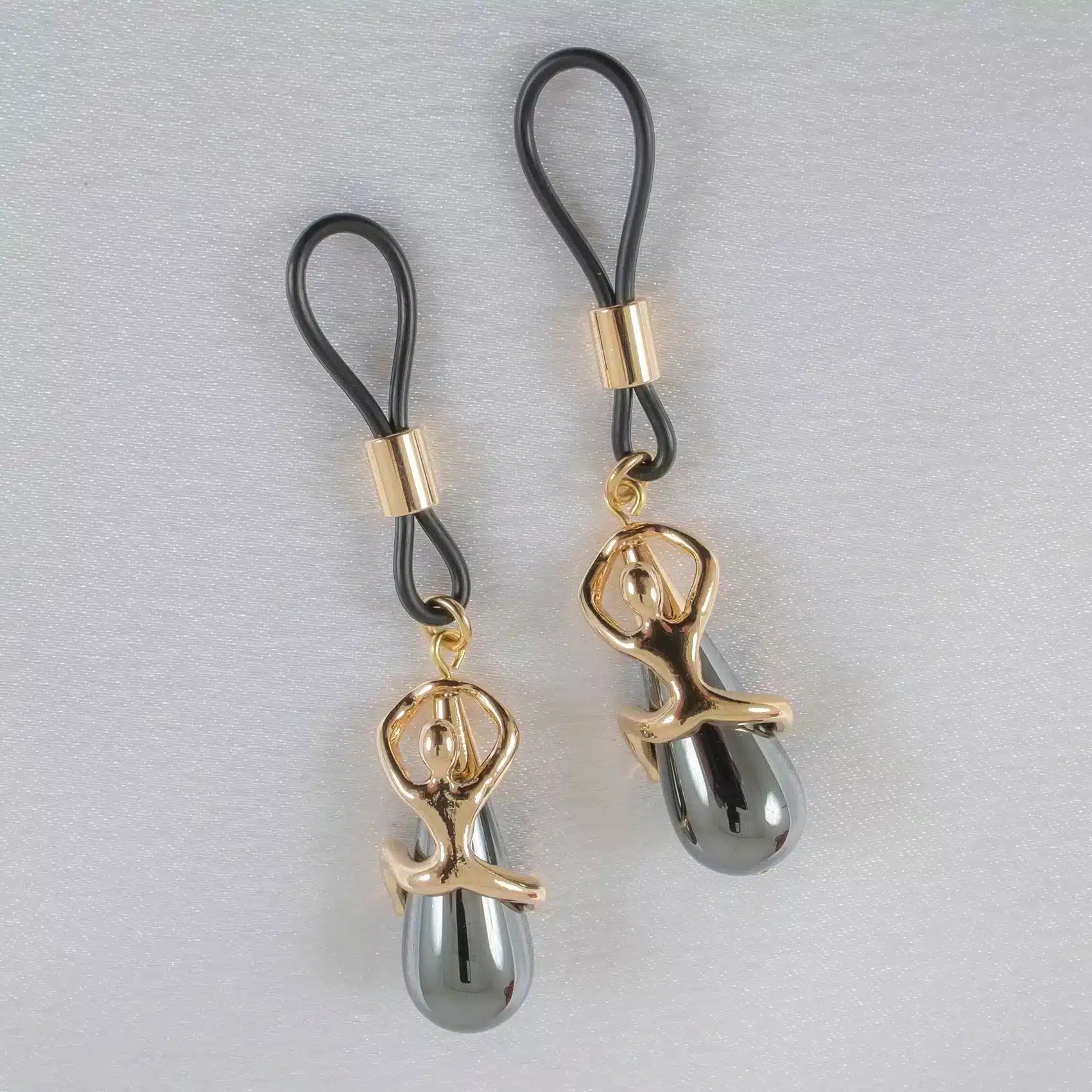 Sylvie Monthulé - Brustwarzenschmuck Secret Passion Hämatit 