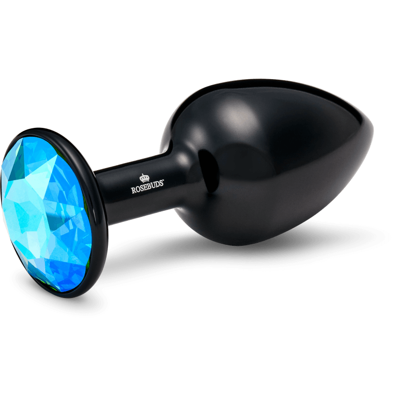 Rosebuds™ - Medium Alu Schwarz Kristall