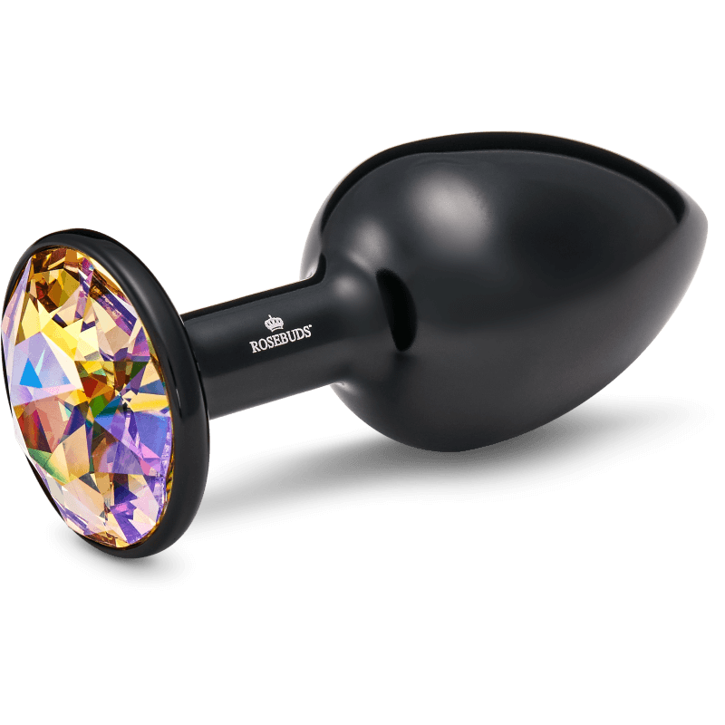Rosebuds™ - Medium Alu Schwarz Kristall