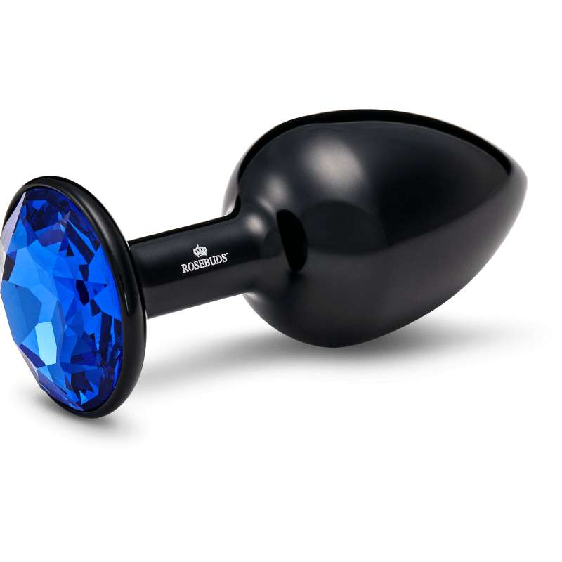 Rosebuds™ - Medium Alu Schwarz Kristall