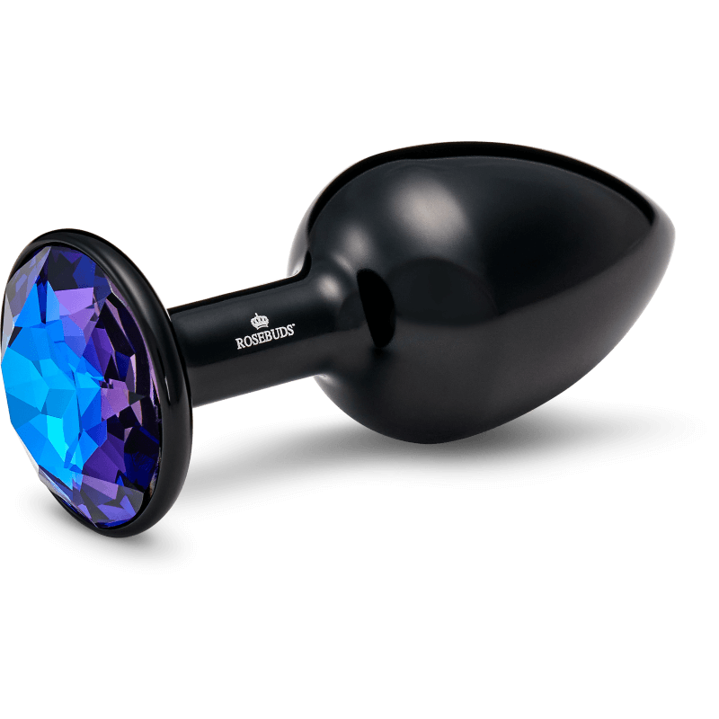 Rosebuds™ - Medium Alu Schwarz Kristall