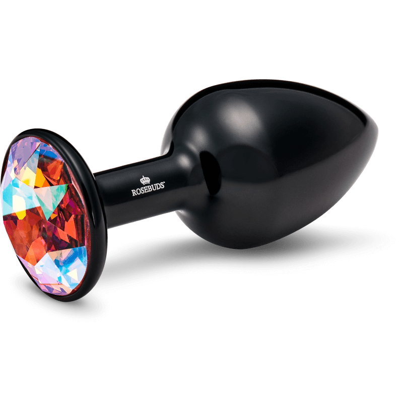 Rosebuds™ - Medium Alu Schwarz Kristall
