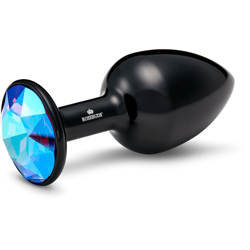 Rosebuds™ - Medium Alu Schwarz Kristall