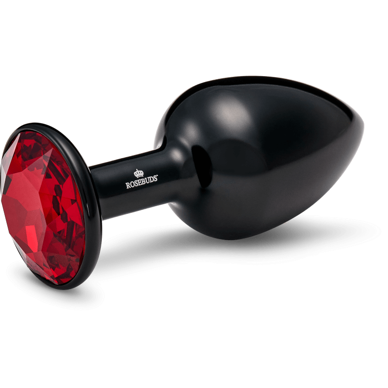 Rosebuds™ - Medium Alu Schwarz Kristall