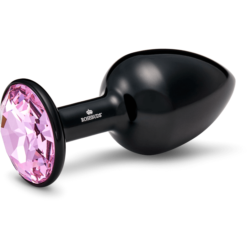 Rosebuds™ - Medium Alu Schwarz Kristall