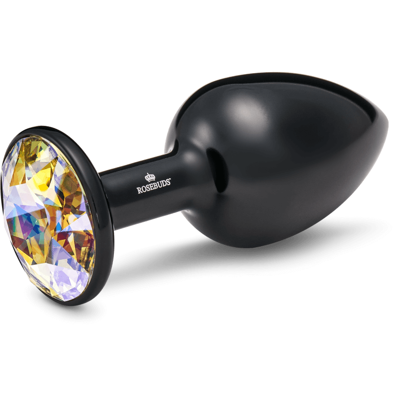 Rosebuds™ - Medium Alu Schwarz Kristall