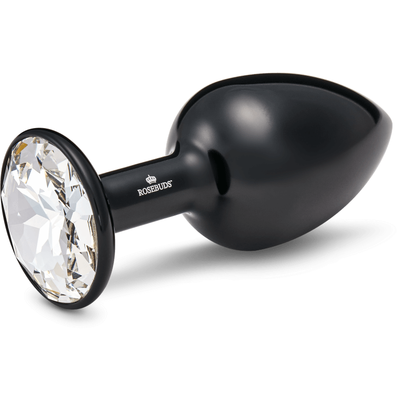 Rosebuds™ - Medium Alu Schwarz Kristall