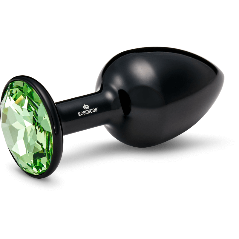 Rosebuds™ - Medium Alu Schwarz Kristall