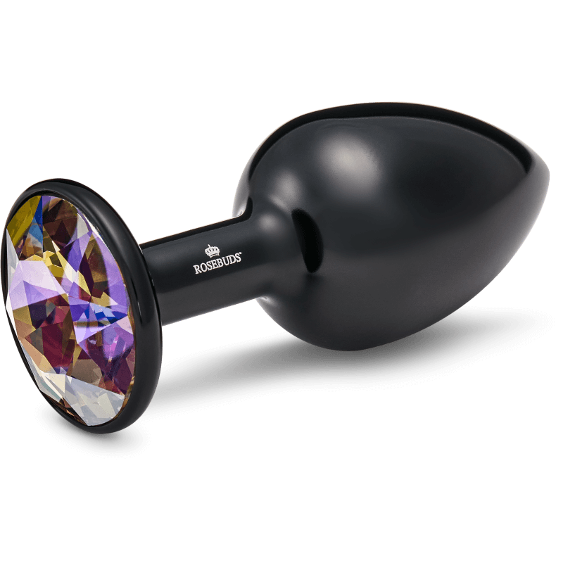 Rosebuds™ - Medium Alu Schwarz Kristall