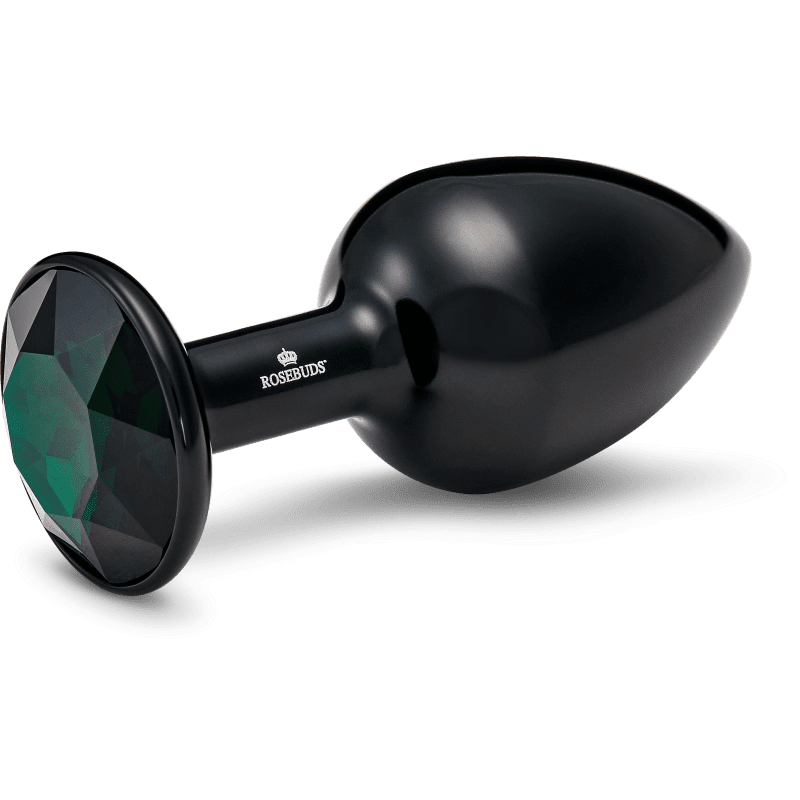 Rosebuds™ - Medium Alu Schwarz Kristall