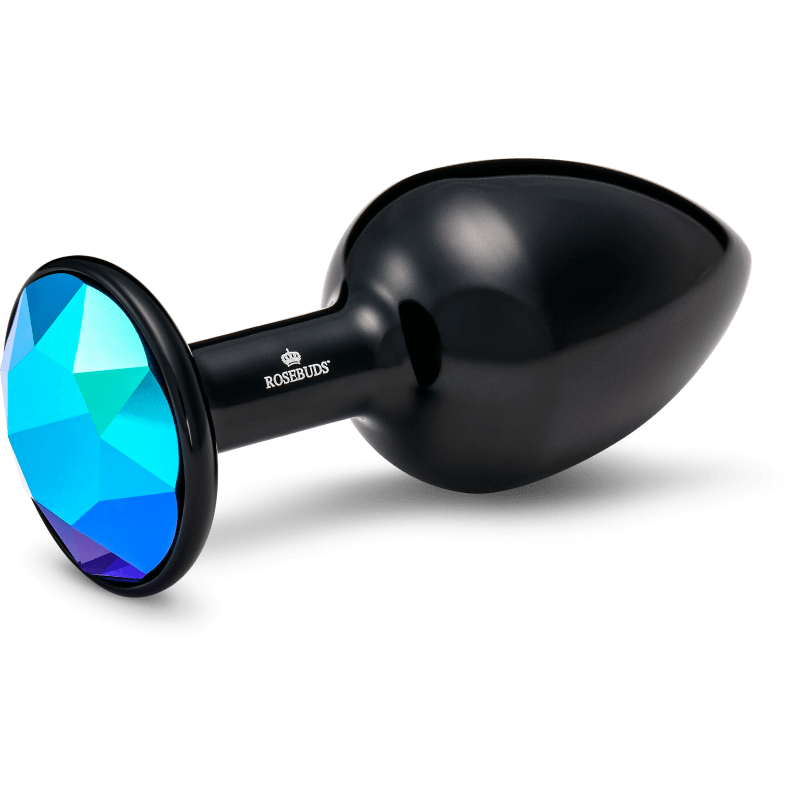 Rosebuds™ - Medium Alu Schwarz Kristall
