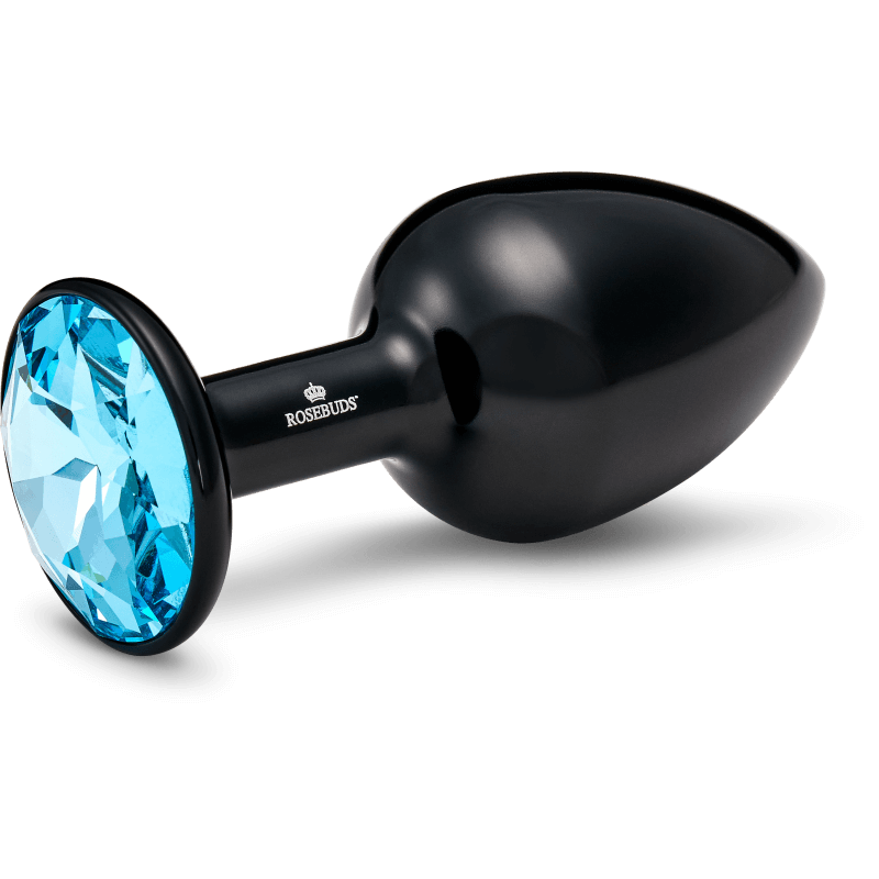 Rosebuds™ - Medium Alu Schwarz Kristall