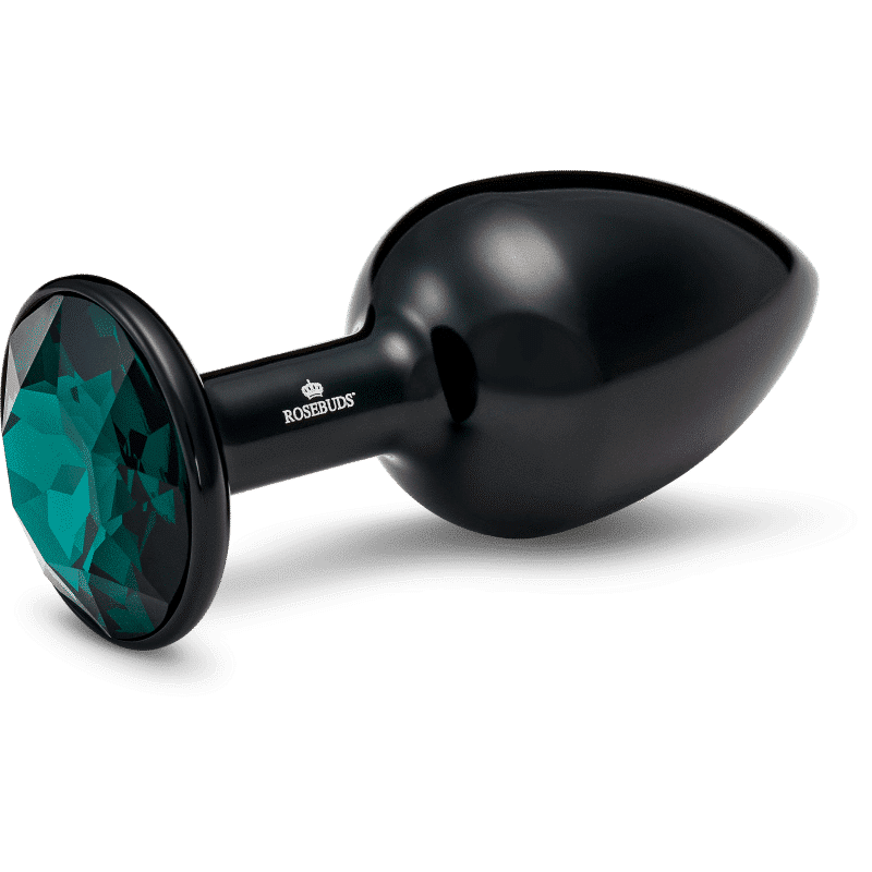 Rosebuds™ - Medium Alu Schwarz Kristall