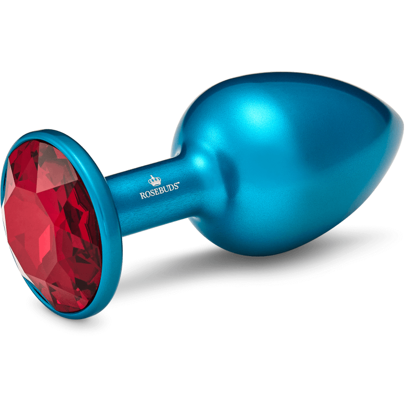 Rosebuds™ - Medium Alu Blue Crystal