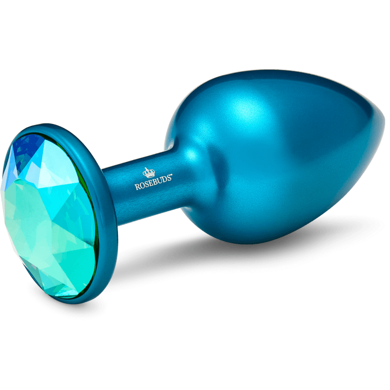 Rosebuds™ - Medium Alu Blue Crystal