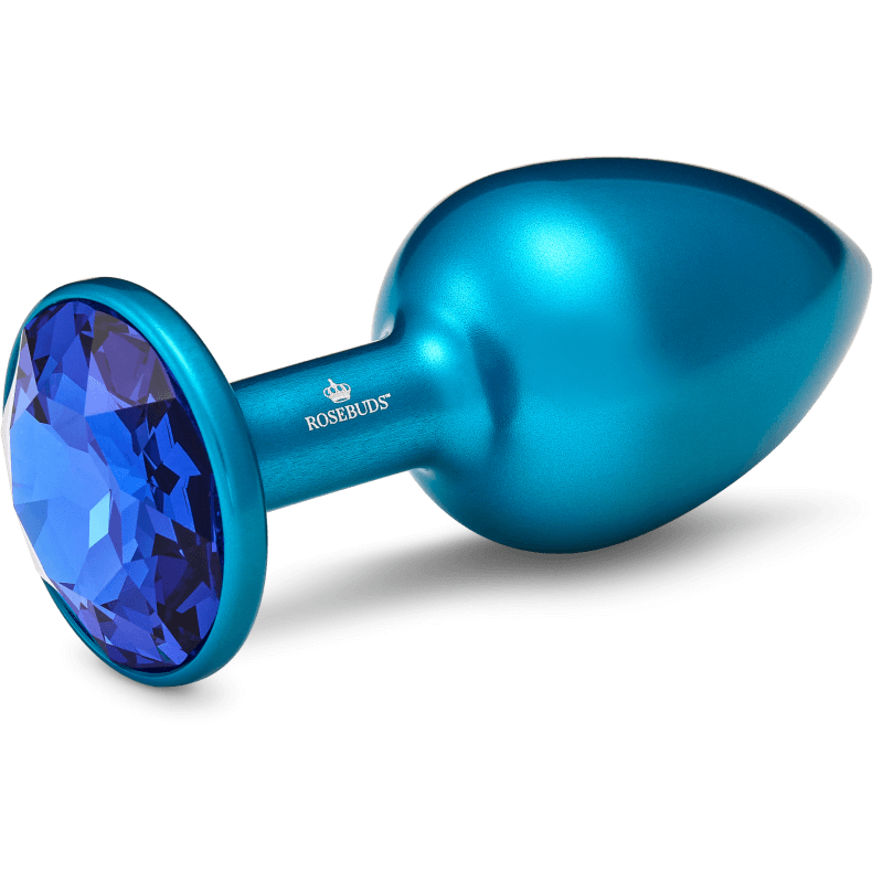 Rosebuds™ - Medium Alu Blue Crystal