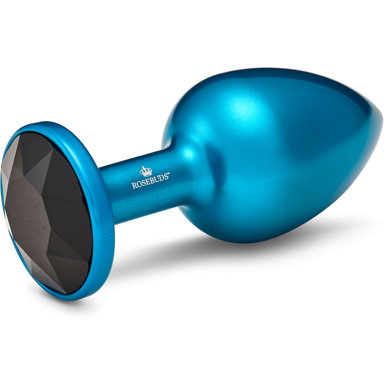 Rosebuds™ - Medium Alu Blue Crystal