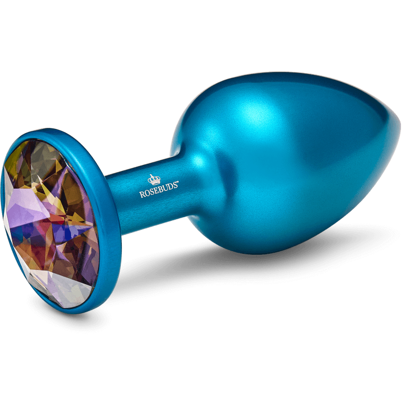 Rosebuds™ - Medium Alu Blue Crystal