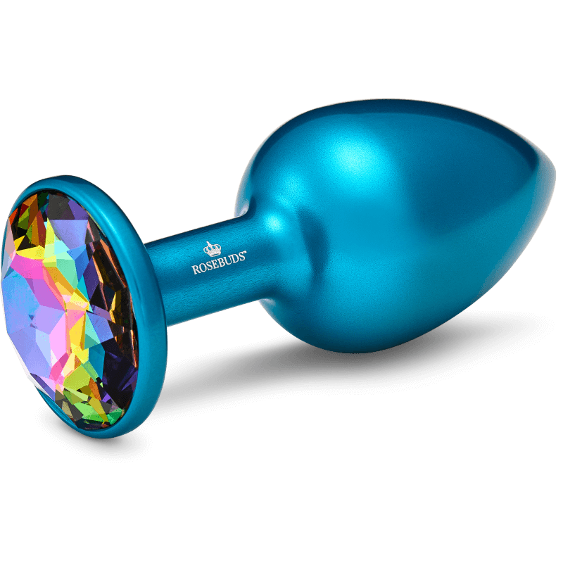 Rosebuds™ - Medium Alu Blue Crystal